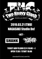 「Two Heavy Clash」フライヤー