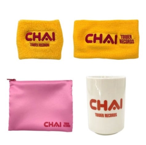 CHAI×タワーレコードのコラボグッズ一覧。