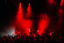 バックドロップシンデレラ「本気だしてウンザウンザを踊るツアー」最終公演の様子。