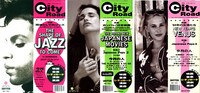 「シティロード」表紙。左から1993年8月号、10月号、1994年1月号。