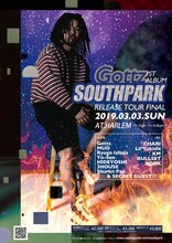 「Gottz 1st Album 『SOUTH PARK』 RELEASE TOUR FINAL」告知ビジュアル