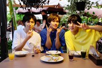 左からタカシ、カイ、ユースケ。