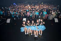 Jewel☆Ciel「1stone-man live～蒼の向こう～」で撮影された集合写真。