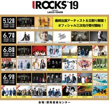 「I ROCKS 2019 stand by LACCO TOWER」出演者一覧