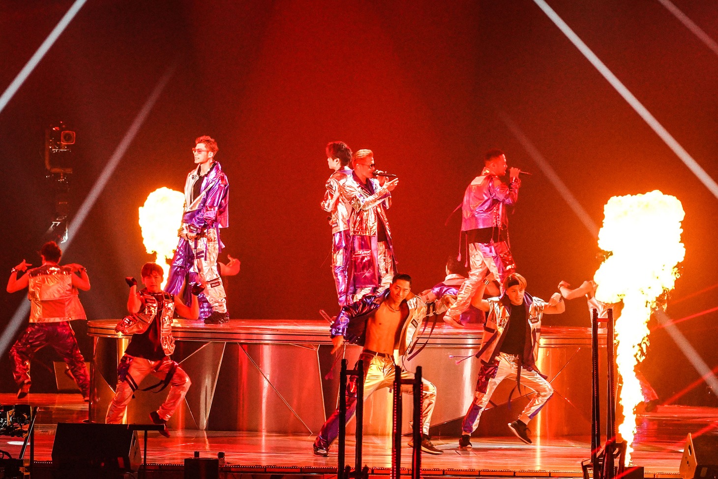 「EXILE LIVE TOUR 2018-2019 "STAR OF WISH"」の様子。（写真提供：エイベックス）