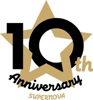 SUPERNOVA日本デビュー10周年ロゴ