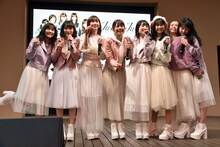 Juice=Juice「微炭酸 / ポツリと / Good bye & Good luck!」発売記念イベントの様子。