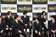 「PRINCE OF LEGEND」完成報告会見の様子。