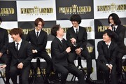 「PRINCE OF LEGEND」完成報告会見の様子。