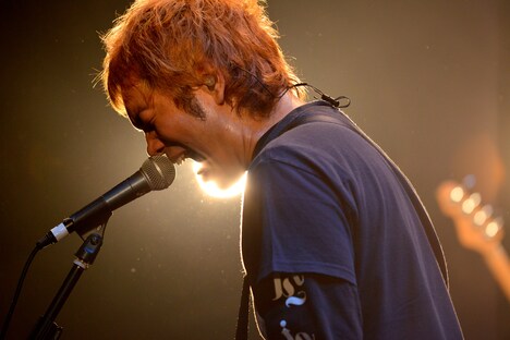 SUGA（Vo, G / dustbox）（撮影：半田安政［showcase］）