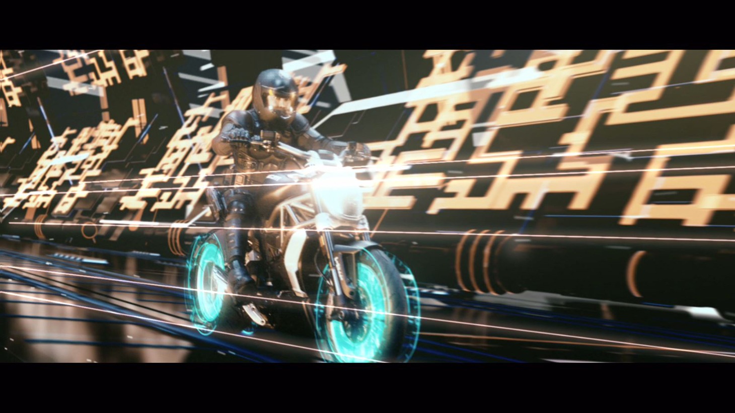 西川貴教「UNBROKEN（feat. 布袋寅泰）」ミュージックビデオのワンシーン。