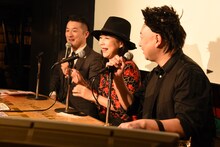 「ライブナタリー presents Respect! トークライブ Vol.1 ～勝手にBARBEE BOYS名曲総選挙～」の様子。