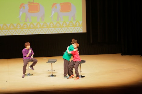 「『超特急と行く！食べ鉄の旅 タイ編』旅の裏話満載プレミアムイベント」（第1部）の様子。