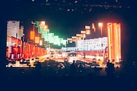 サカナクション「SAKANAQUARIUM2018-2019 “魚図鑑ゼミナール” EX THEATER ROPPONGI 5th ANNIVERSARY」の様子。（撮影：横山マサト）