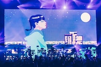 サカナクション「SAKANAQUARIUM2018-2019 “魚図鑑ゼミナール” EX THEATER ROPPONGI 5th ANNIVERSARY」の様子。（撮影：横山マサト）