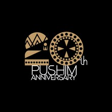 PUSHIMデビュー20周年ロゴ