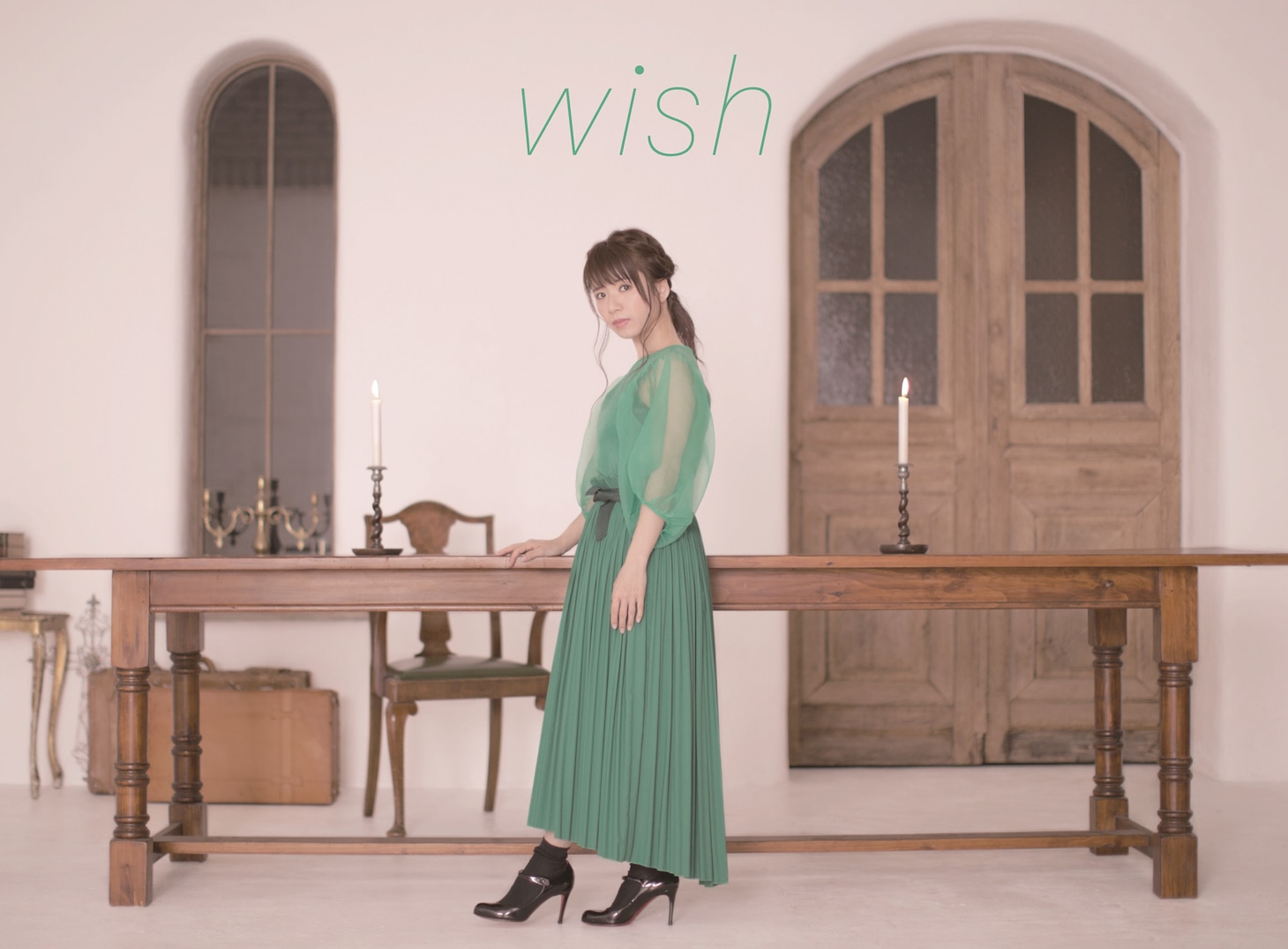 藤田麻衣子「wish」初回限定盤ジャケット