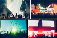 サカナクション「SAKANAQUARIUM2018-2019 “魚図鑑ゼミナール” EX THEATER ROPPONGI 5th ANNIVERSARY」の様子。（撮影：横山マサト）