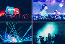 サカナクション「SAKANAQUARIUM2018-2019 “魚図鑑ゼミナール” EX THEATER ROPPONGI 5th ANNIVERSARY」の様子。（撮影：横山マサト）