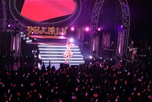 柏木由紀「柏木由紀 2nd Tour 寝ても覚めてもゆきりんワールド ～あなたを夢中にさせちゃうぞっ▽～」東京・Zepp Tokyo公演の様子。（撮影：岡野慶）