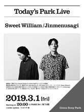 Sweet William×Jinmenusagi「la blanka」リリースライブ告知ビジュアル
