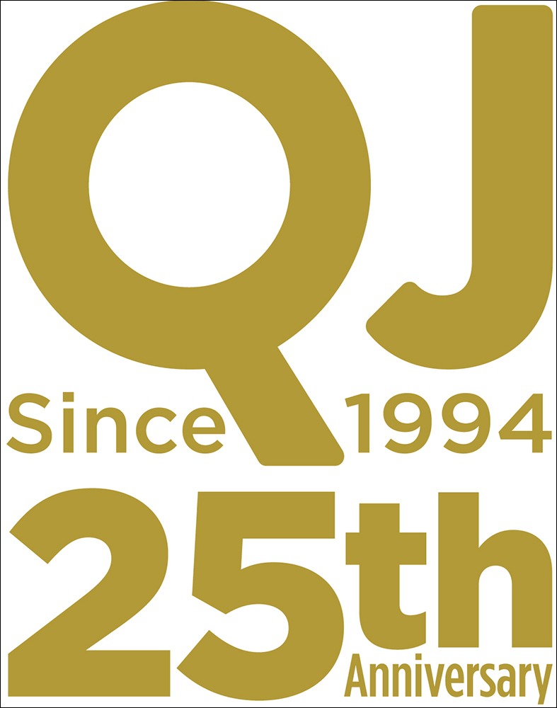 「Quick Japan」創刊25周年ロゴ