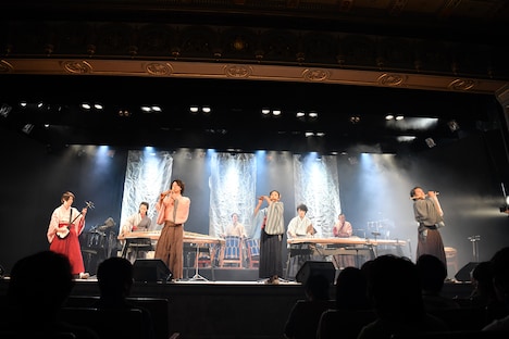 AUN Jクラシック・オーケストラ「Spring Concert 2019 The Sounds of Japan~THIS IS AUNJ~」東京・三越劇場公演の様子。(写真提供:ハートツリー)