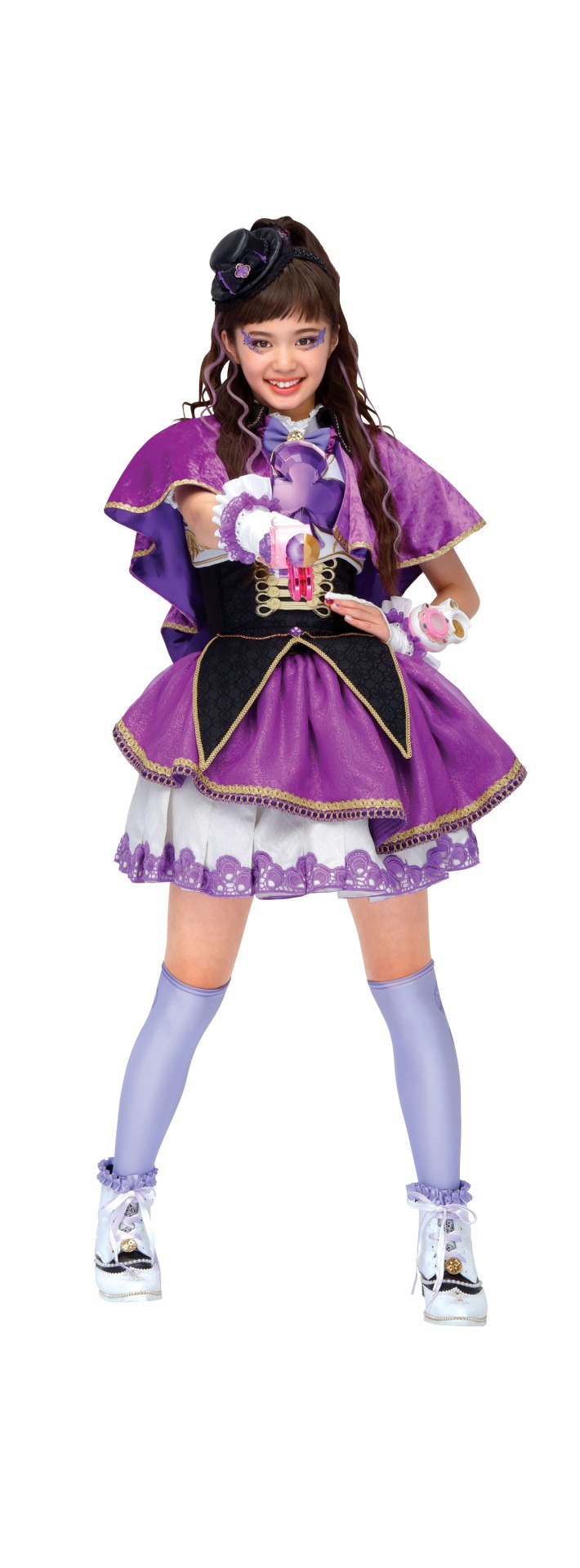 原田都愛扮するファントミクローバー（紫月ヨツバ）。
