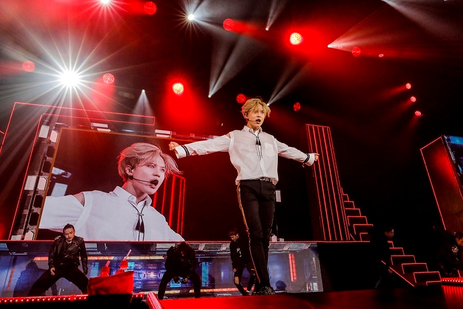 テミン「TAEMIN Japan 1st TOUR ～SIRIUS～」の様子。