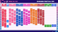 「IDORISE!! FESTIVAL 2019」特典会タイムテーブル