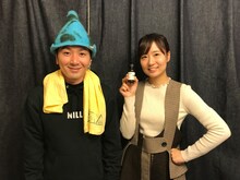 左からマグ万平（地球）、もふくちゃん。