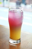 コラボカフェ「back number cafe」のメニュー「東京の夕焼け」。