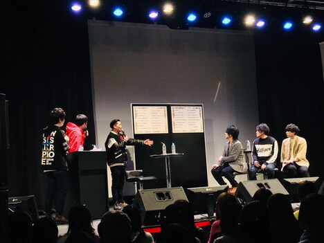 ニコ生特番「ヒプノシスマイク -Division Rap Meeting-」の様子