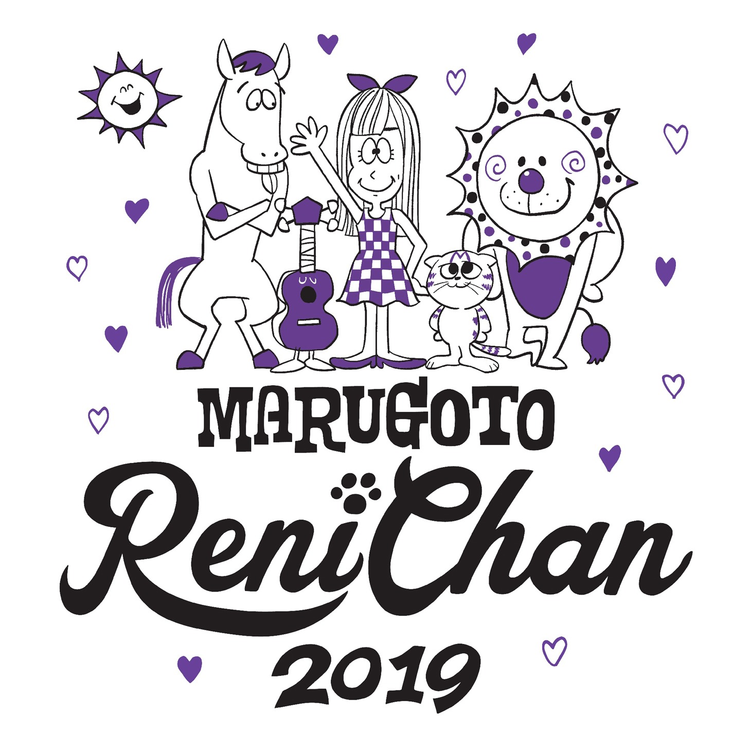 「まるごとれにちゃん 2019」ロゴ