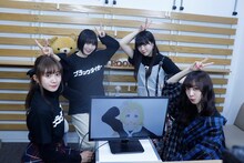 私立恵比寿中学と東雲めぐ。