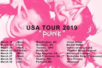 「CHAI ワールドツアー“PUNK”」全米ツアーのビジュアル。