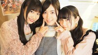 左から野村実代、松井珠理奈、井上瑠夏。(c)テレビ朝日