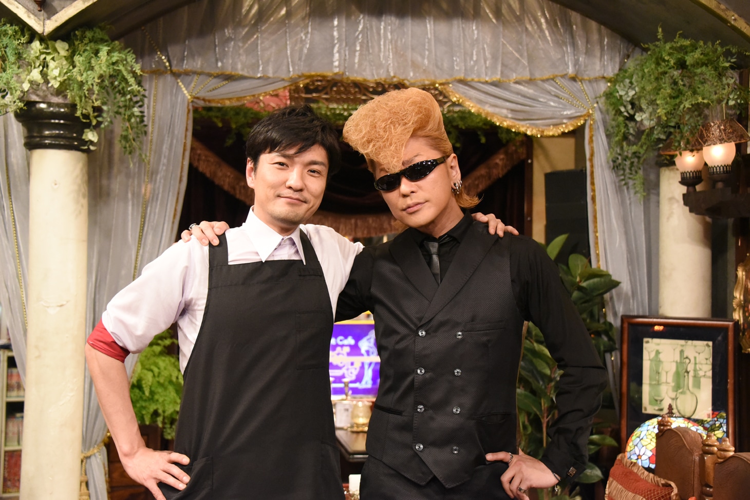 森山直太朗と綾小路翔（氣志團）。