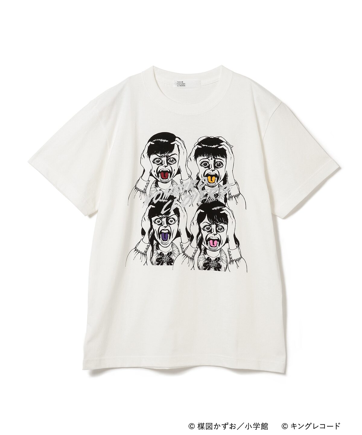 ももいろクローバーZ×楳図かずお Tシャツ」ももクロバージョン - もも 