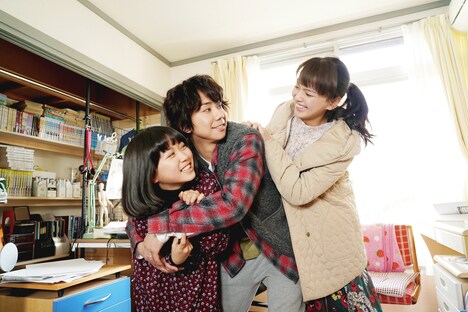 映画「トラさん～僕が猫になったワケ～」撮影の様子。