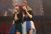 左から桜野羽咲、胡桃沢まひる。(撮影:チェリーマン)