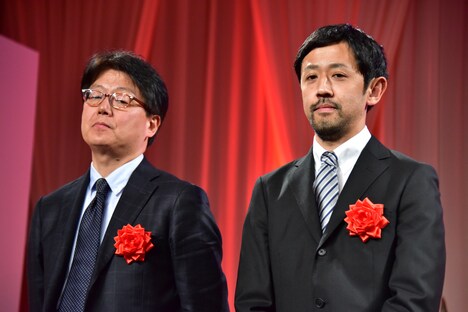 左から市橋浩治、濱津隆之。