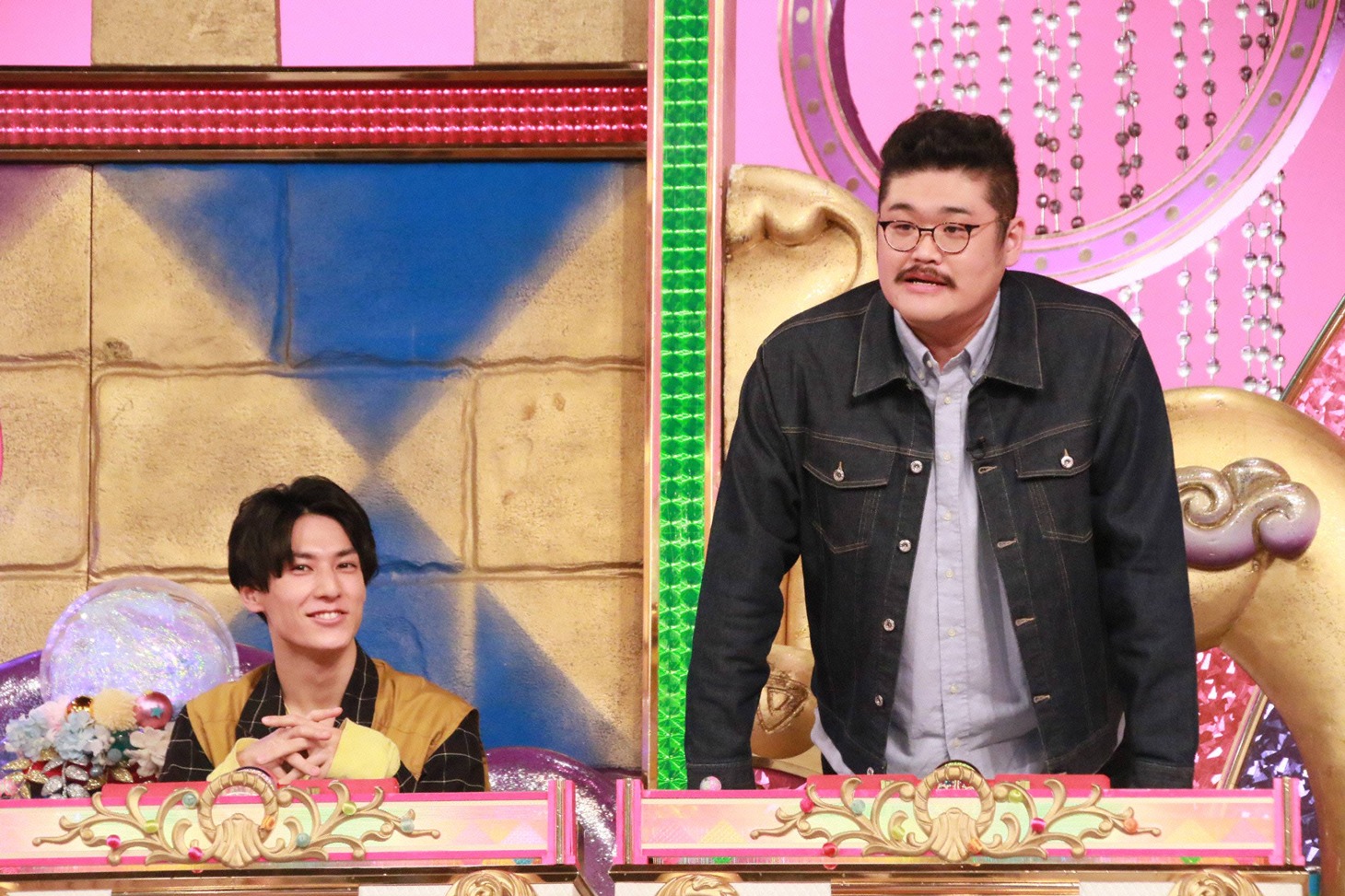 左からユースケ（超特急）、阿見201。(c)フジテレビ