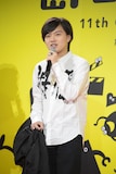 「島ぜんぶでおーきな祭」概要発表会見に出演したたなか(前職:ぼくのりりっくのぼうよみ)。