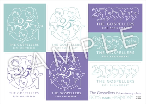 「ゴスペラーズ 25周年ロゴステッカー」サンプル画像