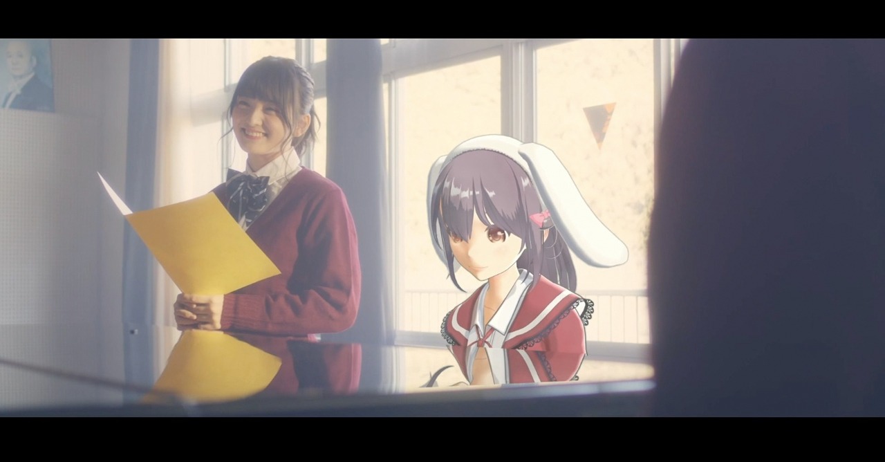 響木アオ feat. たこやきレインボー「七色の風」MVのワンシーン。