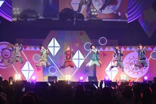 超特急「超えてアバンチュール」のパフォーマンスの様子。 (c)フジテレビ