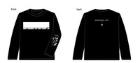 amazarashi「“独白”リリック ロングTシャツ」デザイン