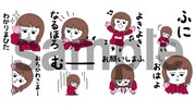 大原櫻子オリジナルLINEスタンプ イメージ