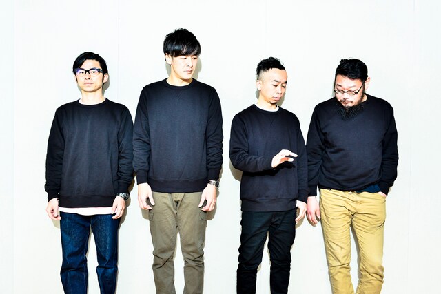 the band apart。写真右端が原昌和。